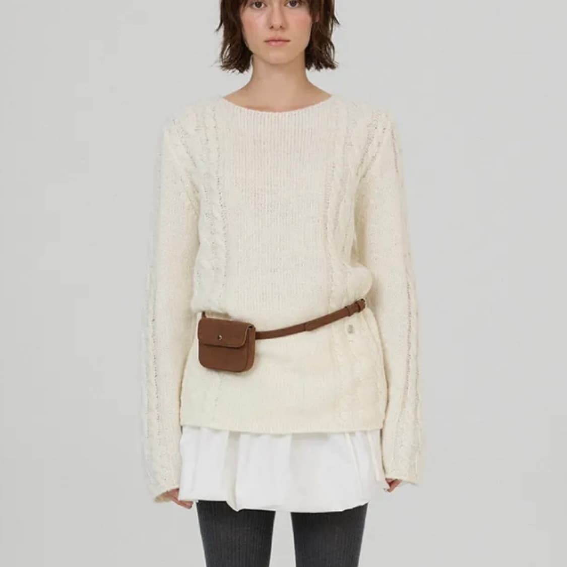 썸웨어버터 Some Cable Long Sleeve Knit 니트 상품이미지1