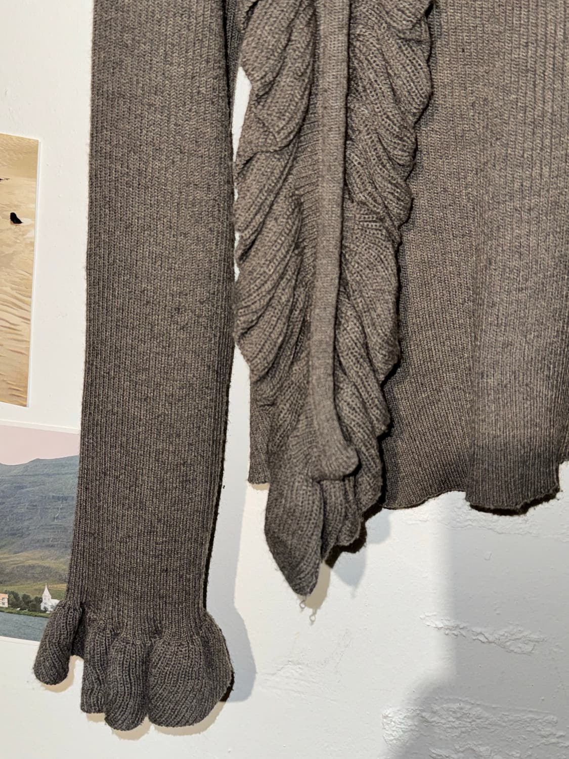 골지 프릴 가디건 상품이미지4