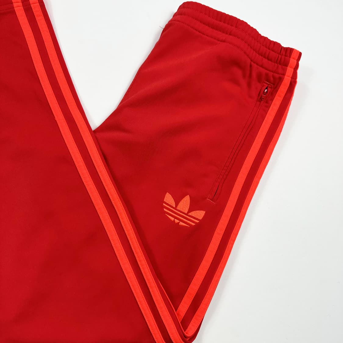 아디다스 파이어버드 레드 트랙 츄리닝바지 (S) 상품이미지1