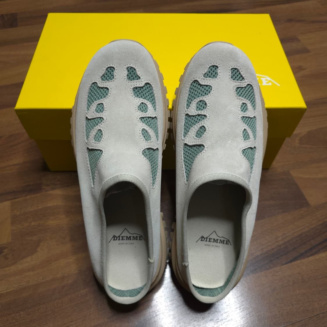 실착샷O[41,43]디에메 마지오레 스웨이드 뮬 스니커즈 캐피탈미스핏츠 상품이미지2