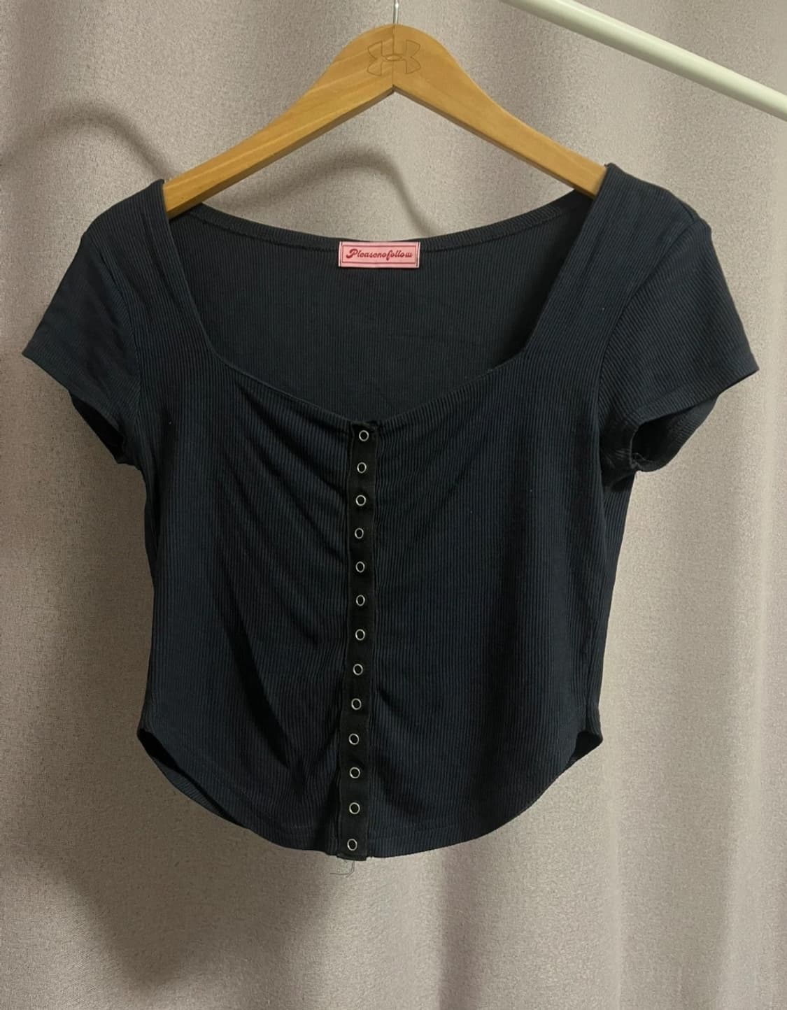 플리즈노팔로우 코코탑 네이비 상품이미지1