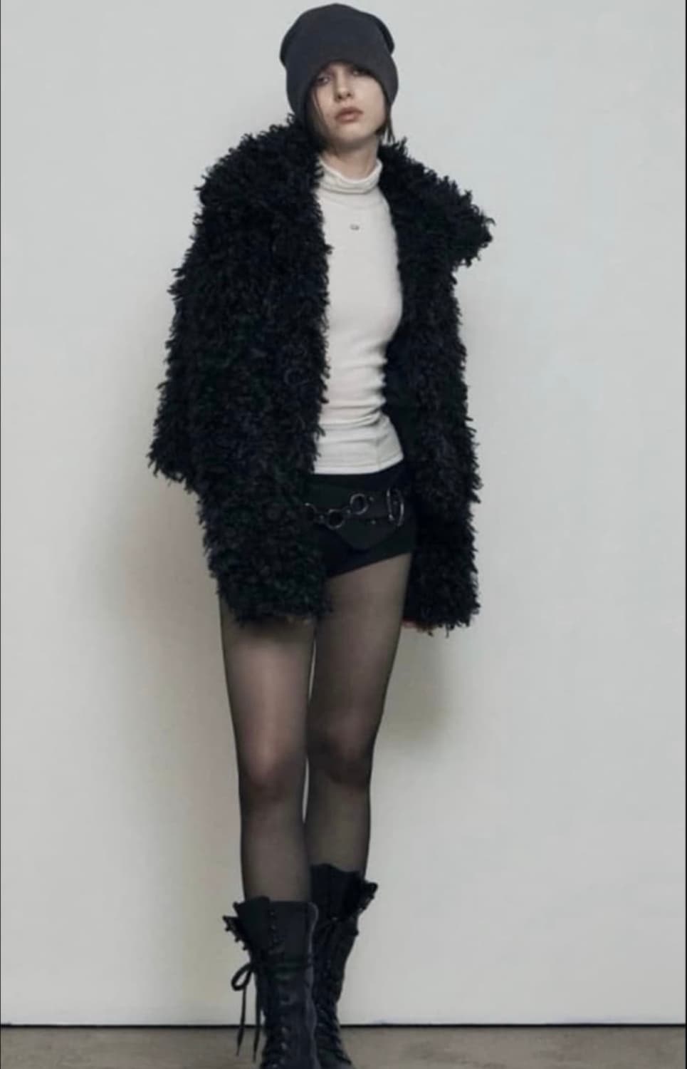 보헤미안서울 클라우드 퍼자켓 블랙 상품이미지2