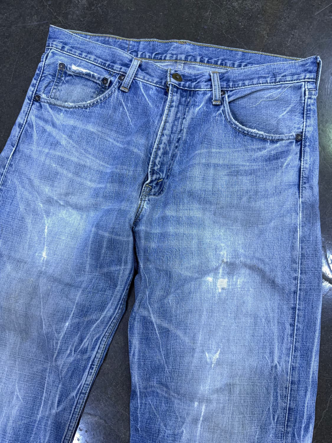 리바이스 503 빈티지 워싱 레귤러 스트레이트핏 데님팬츠 33 상품이미지3