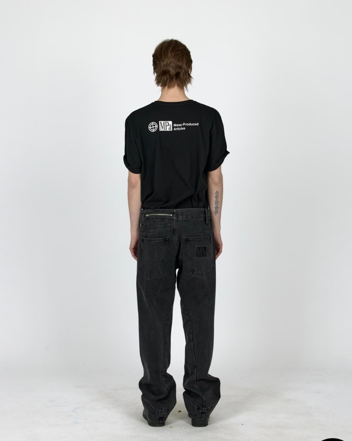 (S)플라스틱프로덕트 드리프트 데님팬츠 상품이미지1