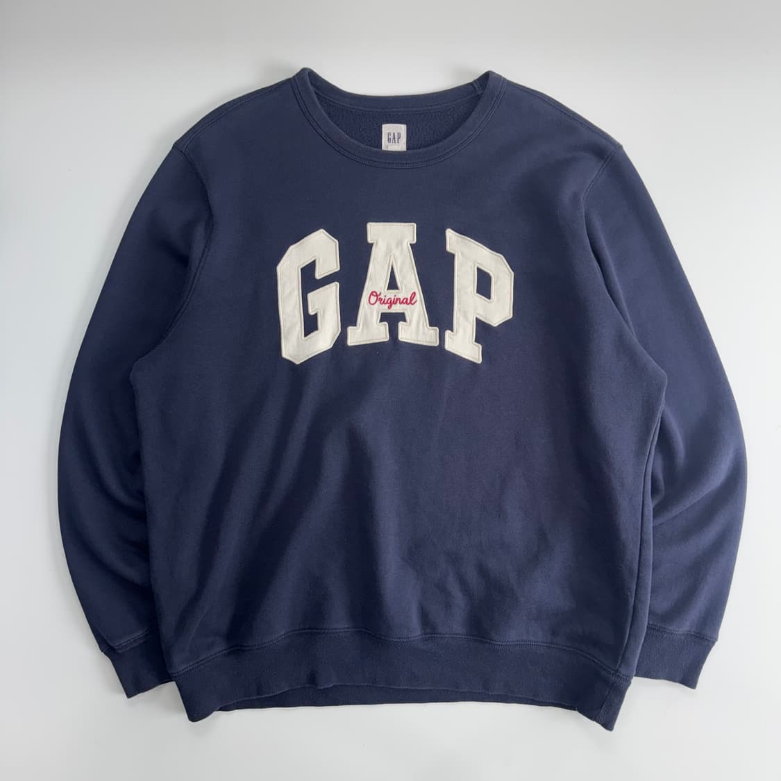 Gap 갭 화이트 로고 네이비 맨투맨  상품이미지3