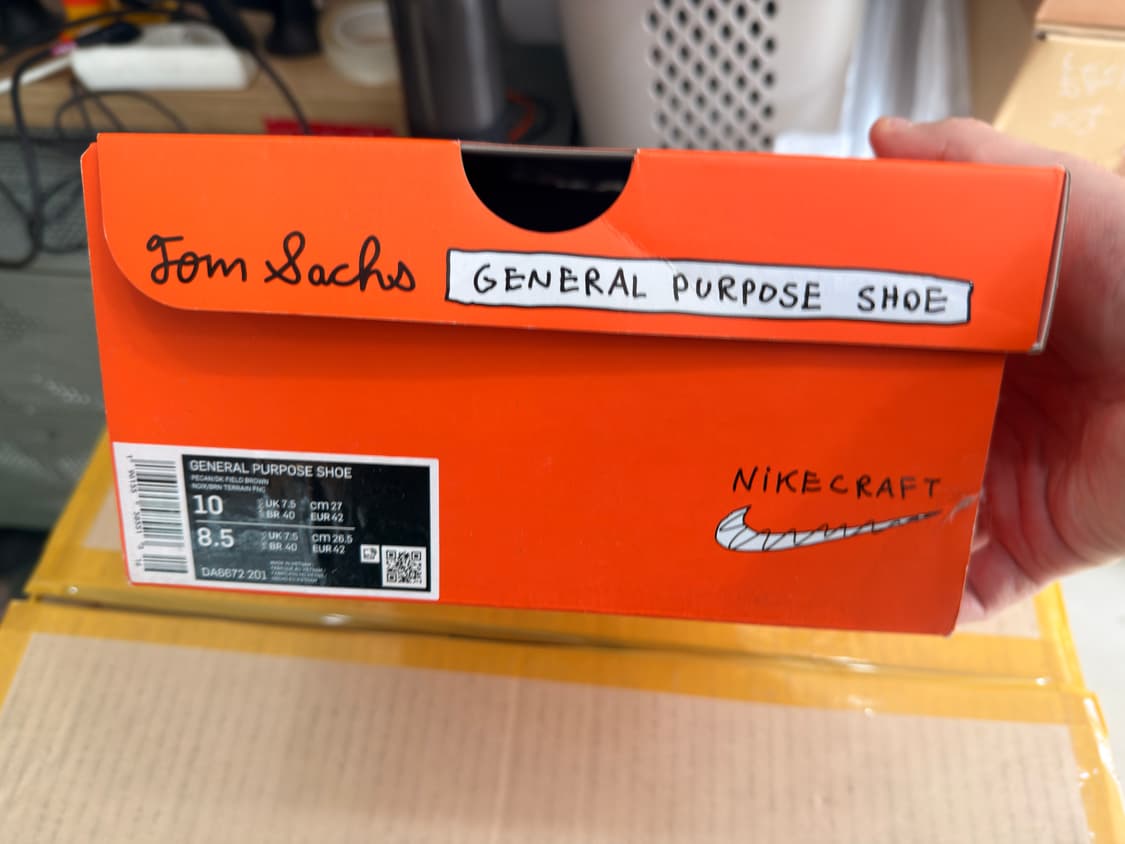 나이키 x 톰 삭스 제너럴 퍼포즈 슈 브라운 상품이미지10