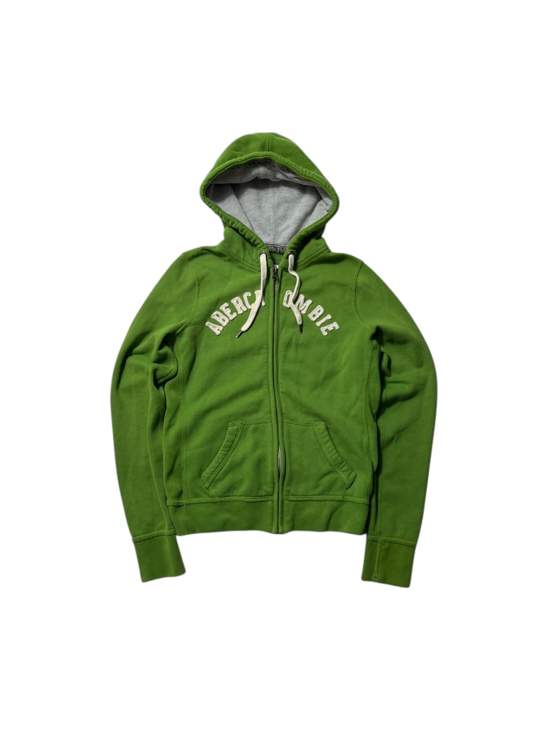 아베크롬비 말차 이치로고 그린 딱붙 후드집업 M 상품이미지1