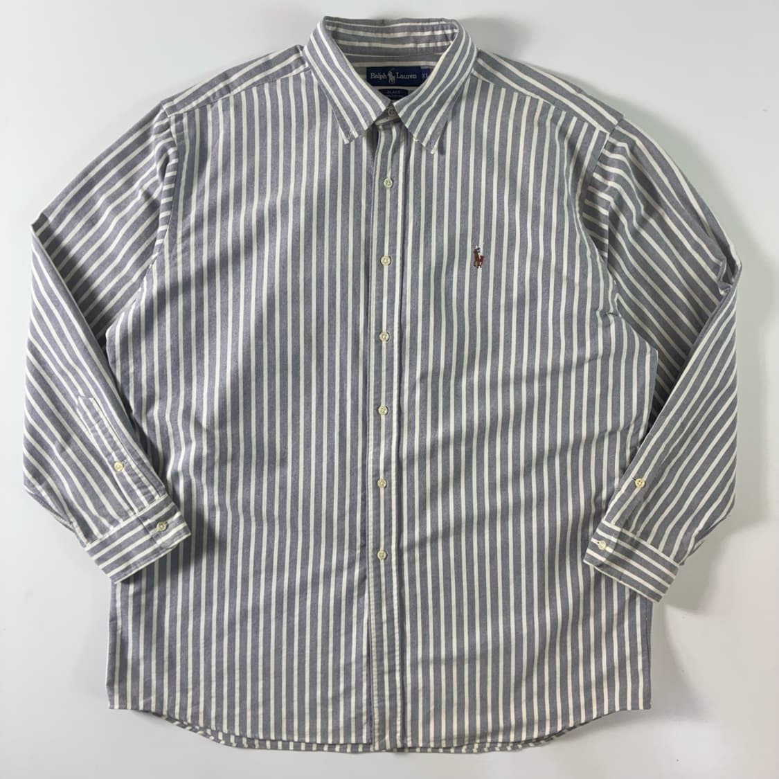 Polo  폴로 랄프로렌 자수 코튼 스트라이프 셔츠  상품이미지1