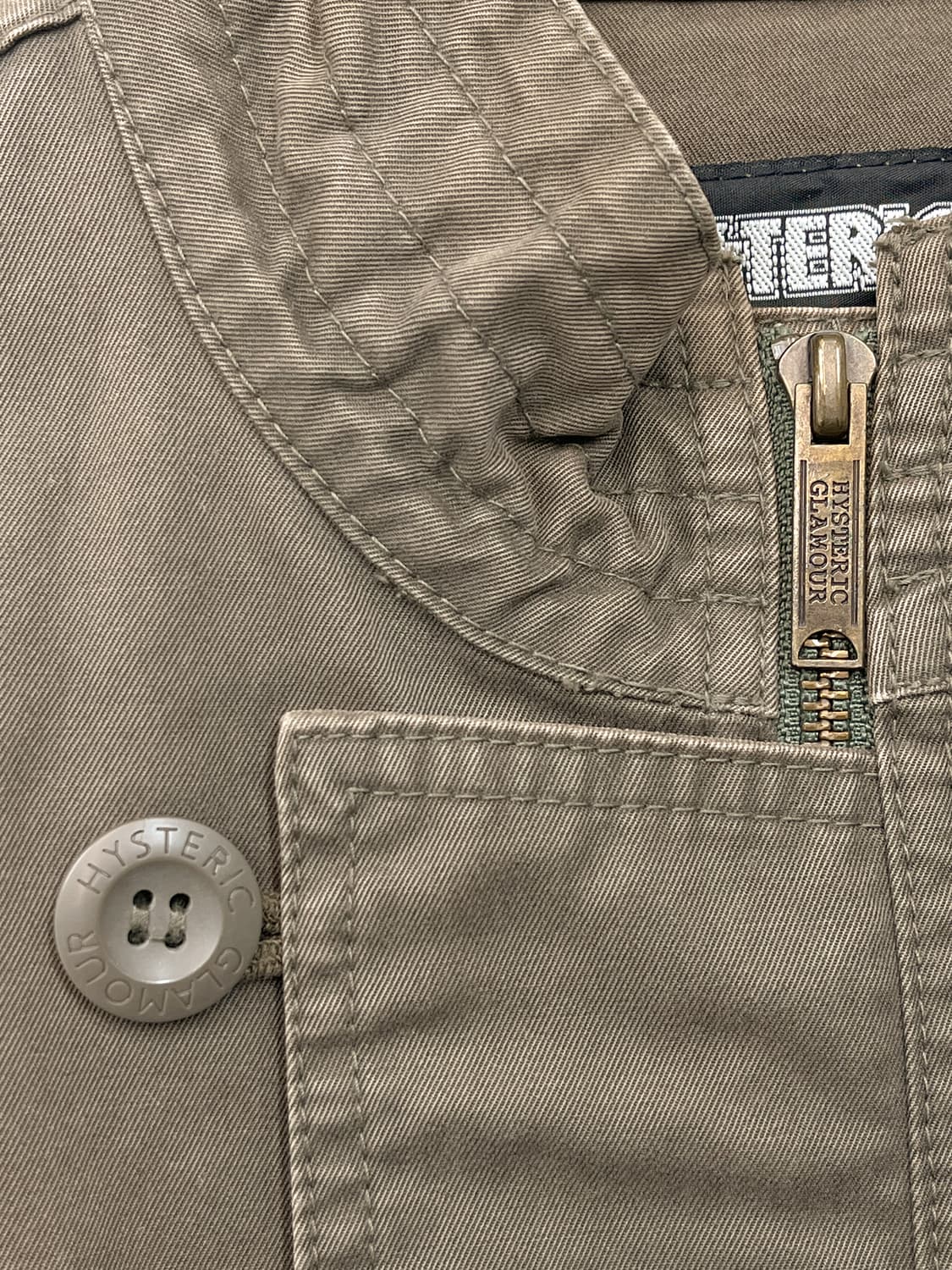 히스테릭 글래머 90's 밀리터리 후크 버튼 자켓 상품이미지4