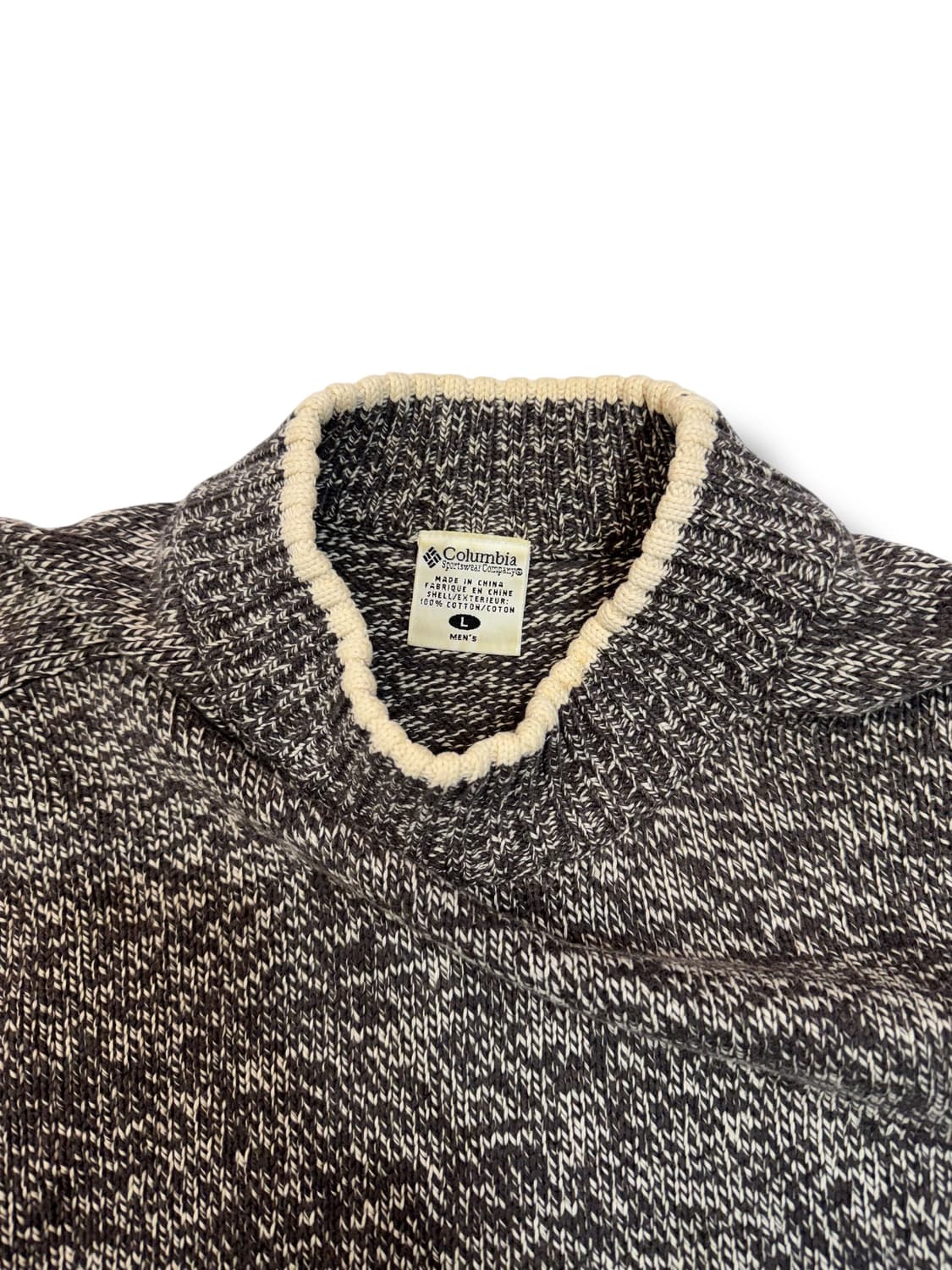 90s 컬럼비아 모크넥 니트 (L)  상품이미지5