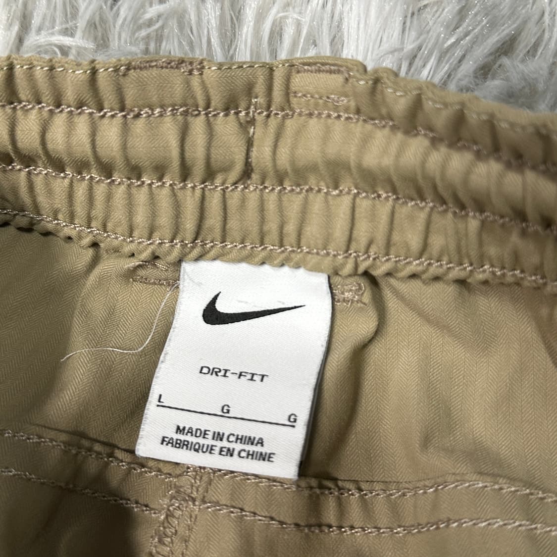 나이키 드라이핏 골프팬츠 베이지 L 상품이미지4