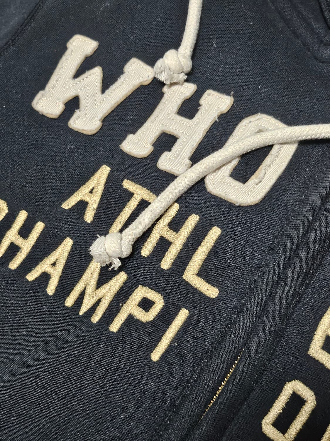 후아유 대장급 y2k 핀터깔 후드집업 미드파일 M 상품이미지2