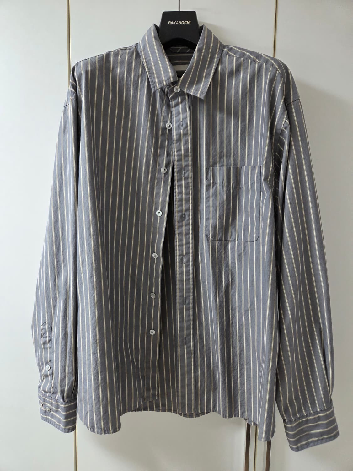 (2) 인더로우  스트라이프 셔츠 상품이미지2