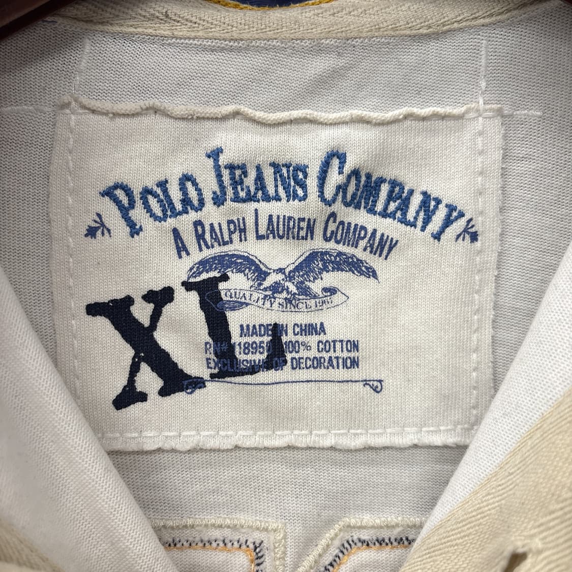 00s 폴로진스 아카이브 USRL 엠브로이드 럭비셔츠 N926 상품이미지8