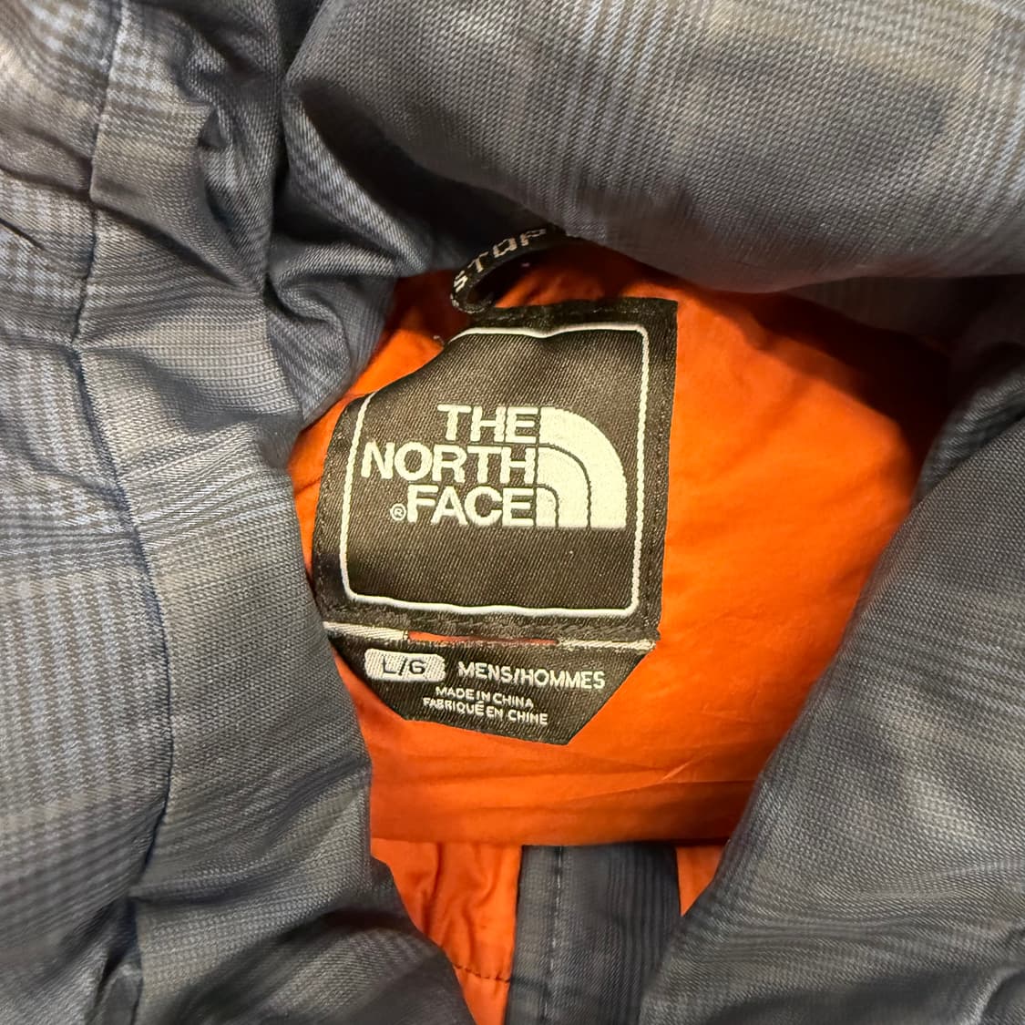 [정품/L] 노스페이스 700 네이비체크 패딩조끼 b14 상품이미지4
