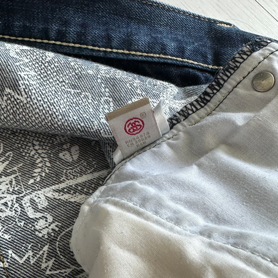 Stussy 스투시 00s 버스트 그래픽 포켓 데님 팬츠 / Vintag 상품이미지3