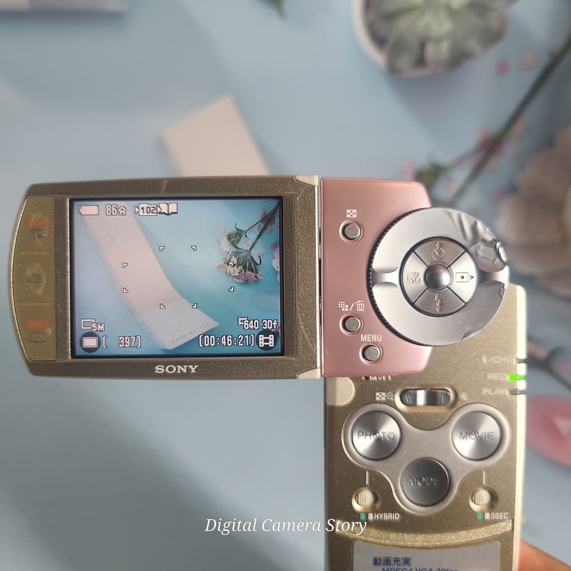 소니 사이버샷 dsc m2 캠코더 디카 빈티지 카메라 {연핑크} 상품이미지6