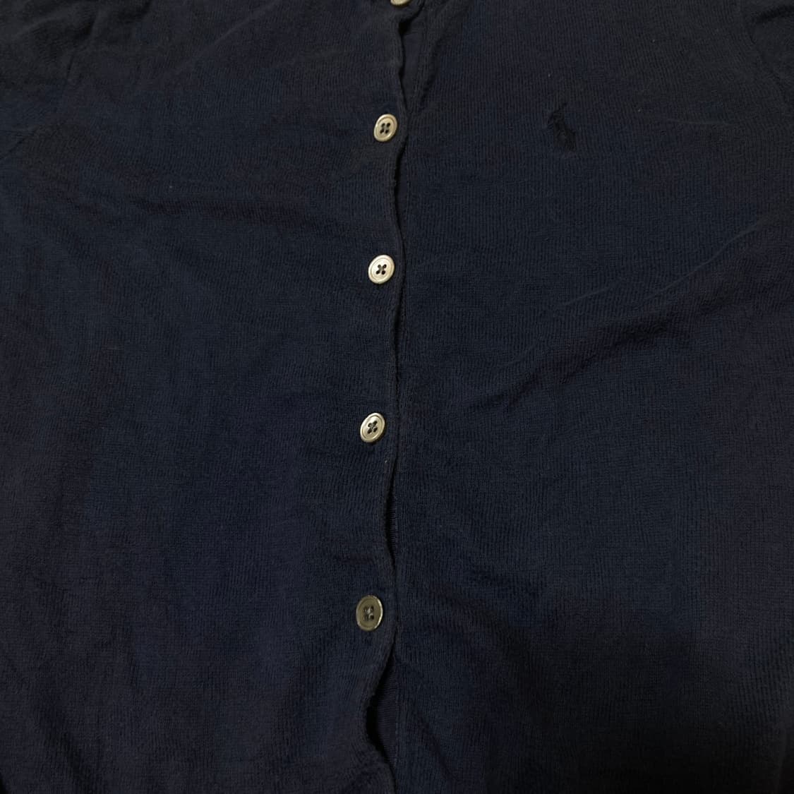 폴로 4부? 네이비 가디건 S 상품이미지2