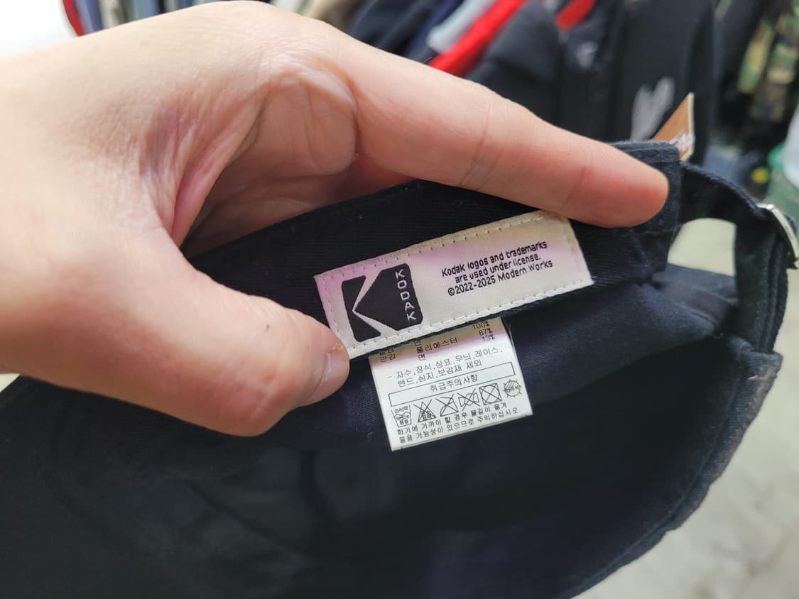 Kodak 코닥 블랙 볼캡 모자 상품이미지6