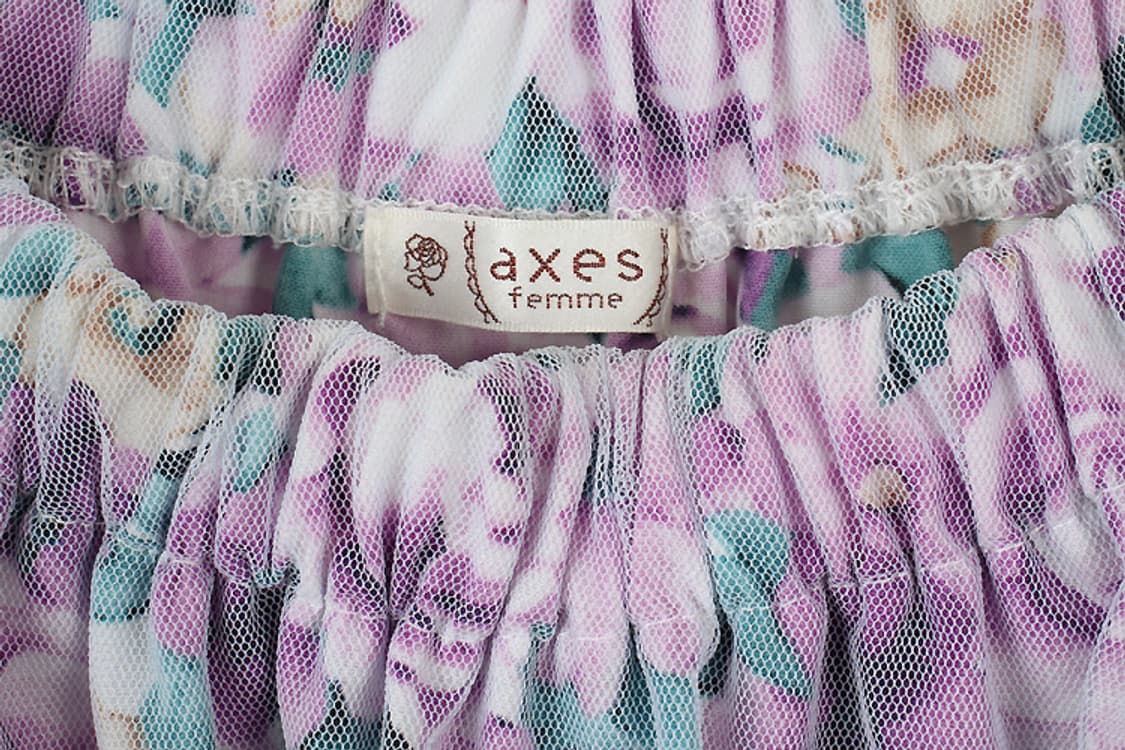 AXES FEMME 튤블라우스(S) 상품이미지5