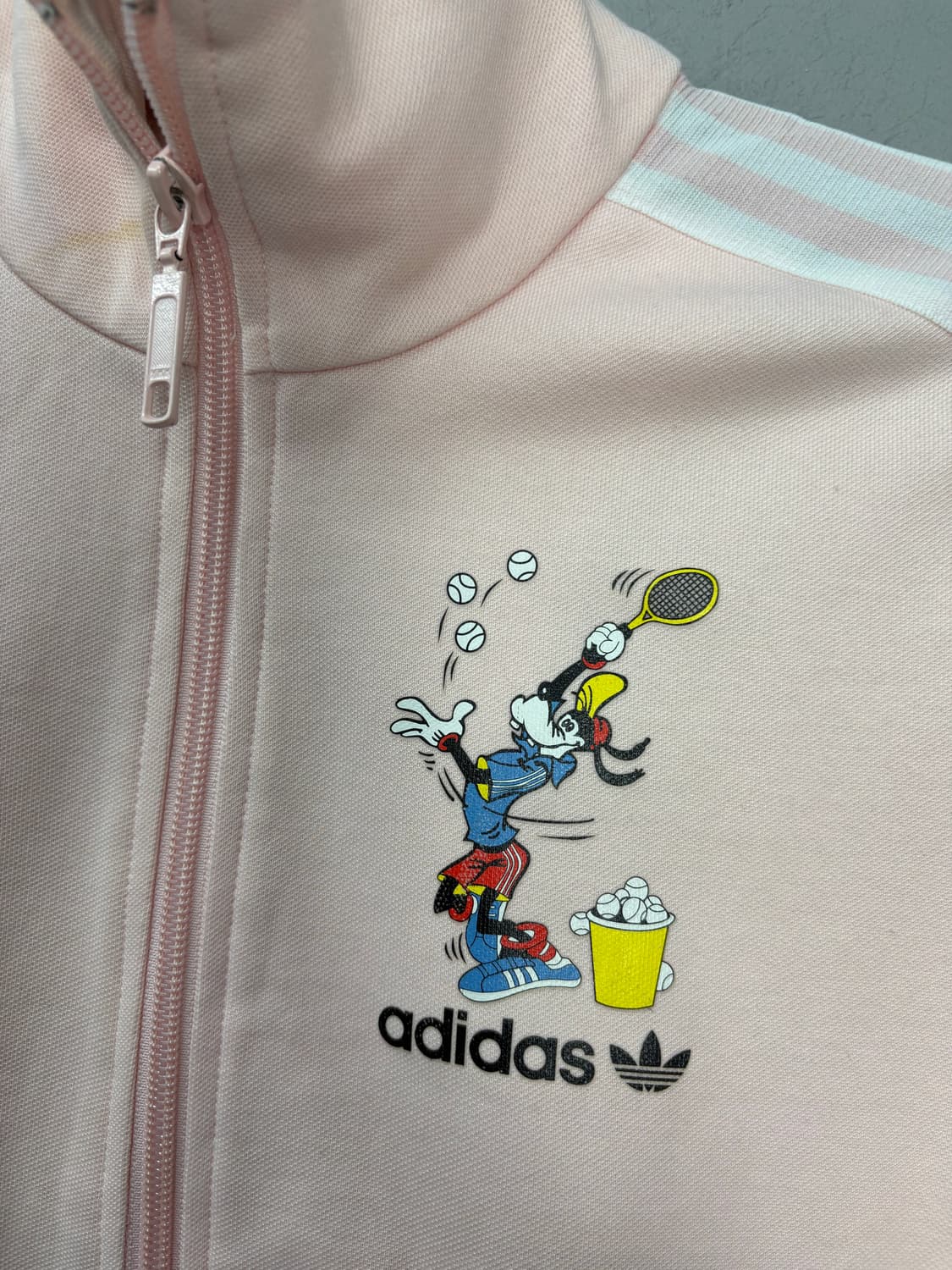 아디다스 디즈니 구피 연핑크 트랙탑져지 A3035 상품이미지3