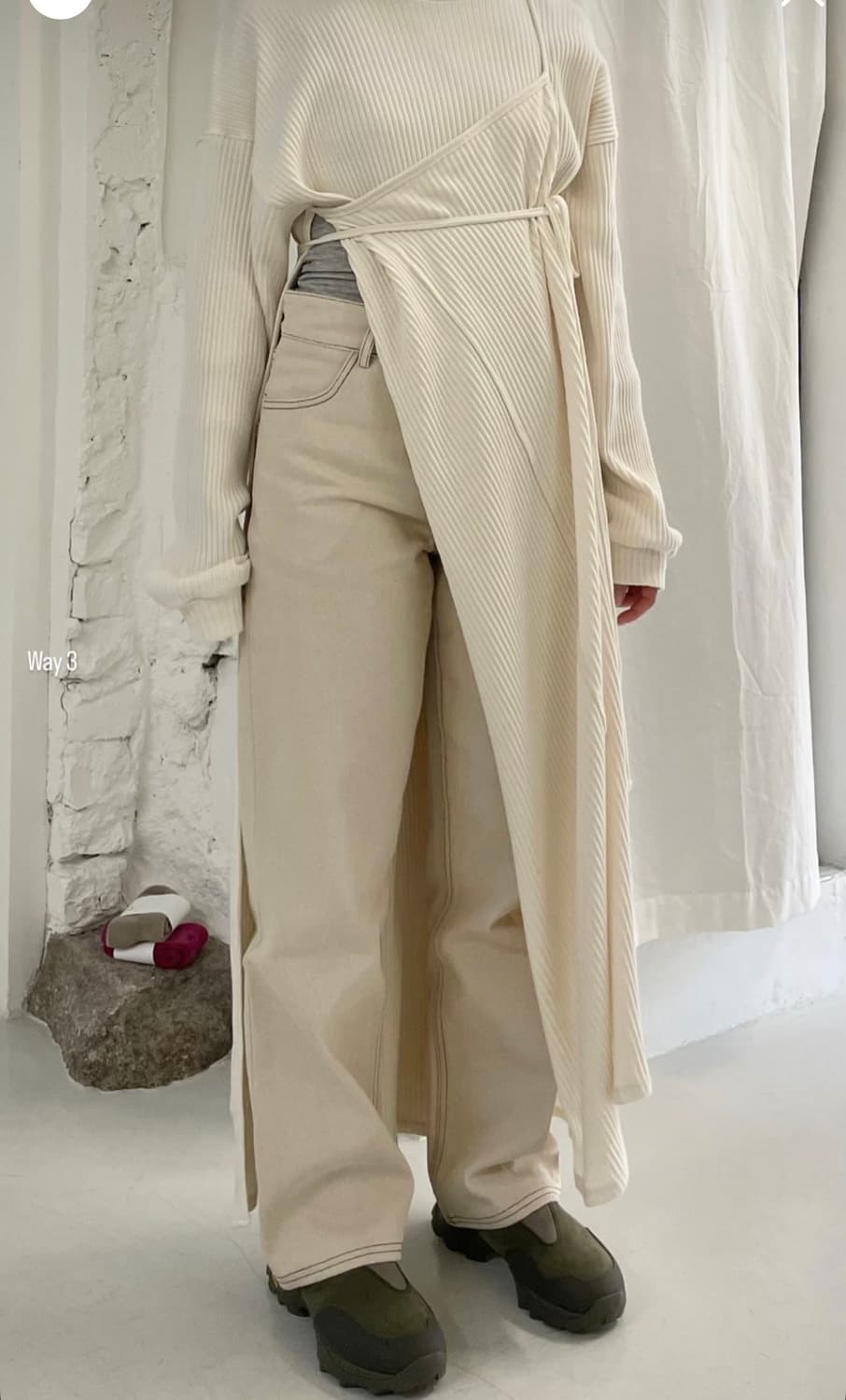 베이스레인지 shaw kaftan long sleeve 상품이미지3