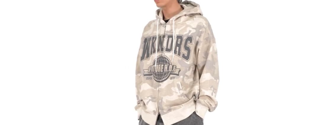 위캔더스 카모 후드집업 H.O.F ZIPUP HOODIE 상품이미지2