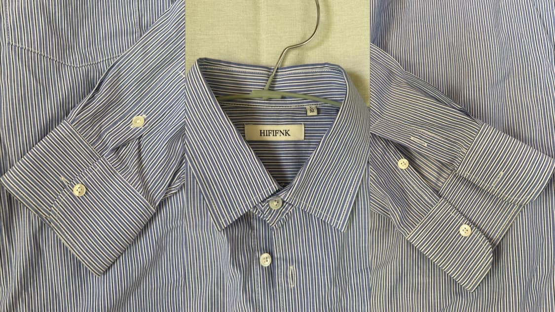Hififink 스트라이프셔츠 상품이미지3
