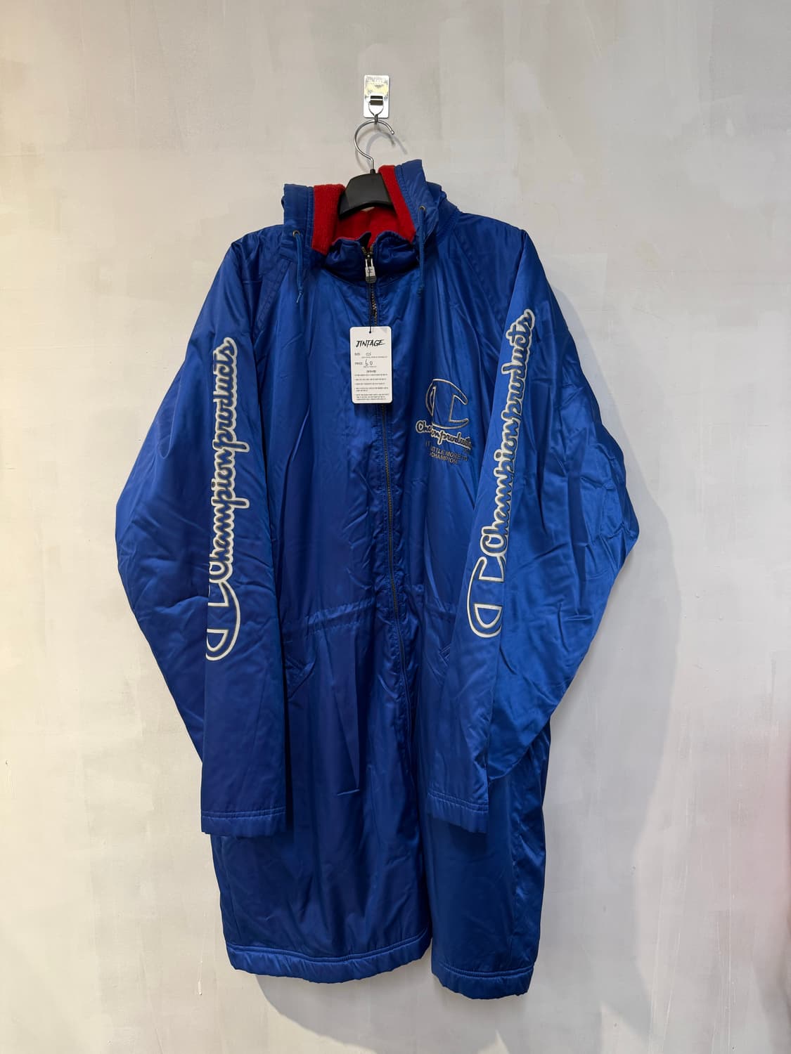 챔피온 블루 롱패딩 상품이미지1