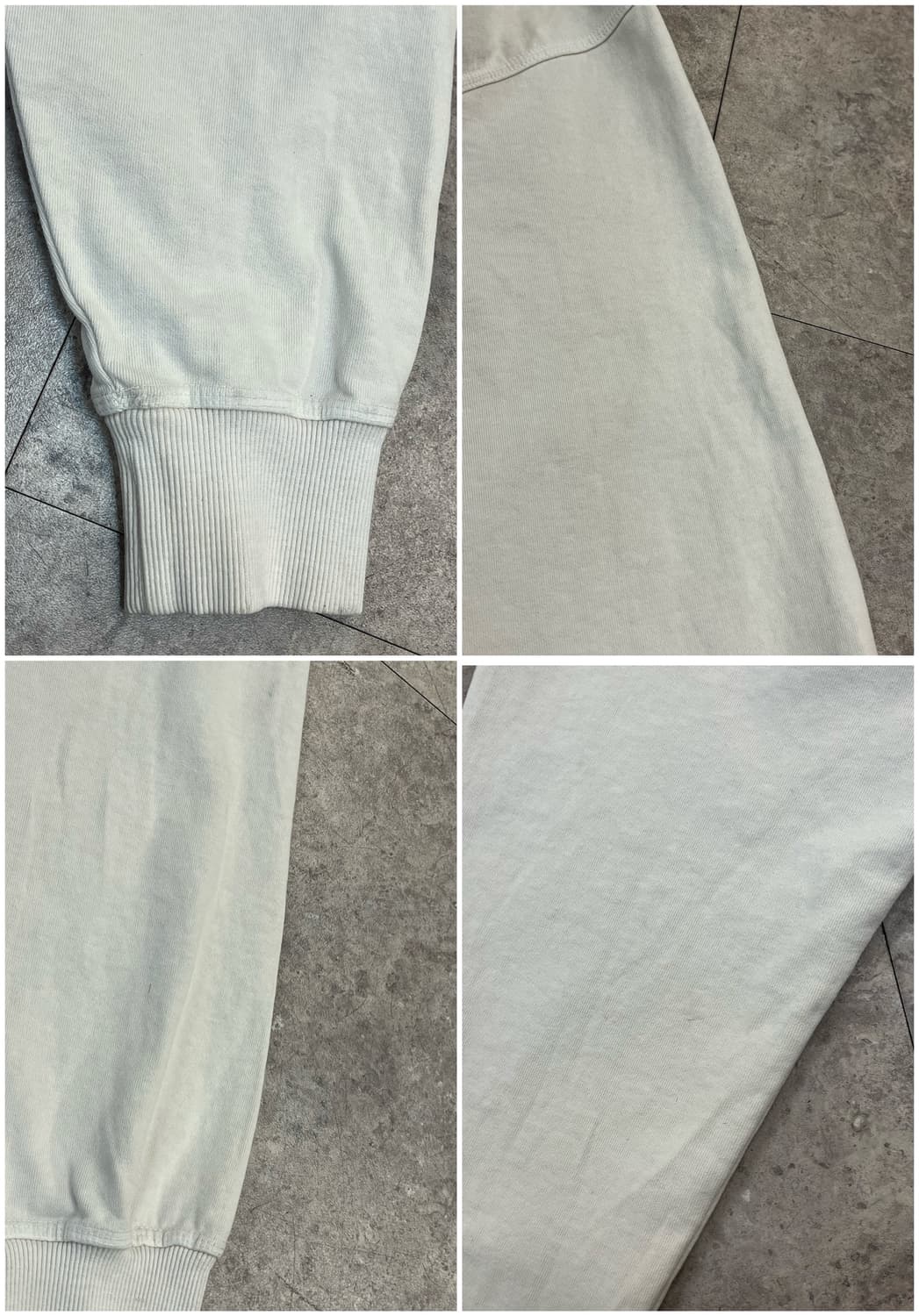 스투시 베이직 로고 후드티 화이트 L #csz2168 상품이미지8