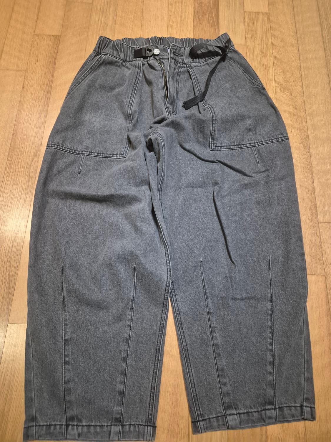 미니멀프로젝트 워시드 퍼티그 벌룬 데님 팬츠 상품이미지8