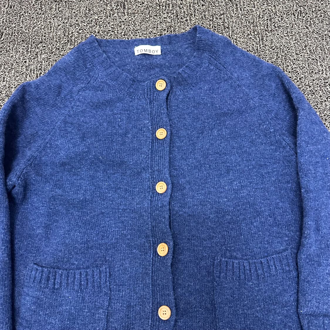 스튜디오톰보이 여성 니트 가디건 블루 F 상품이미지2