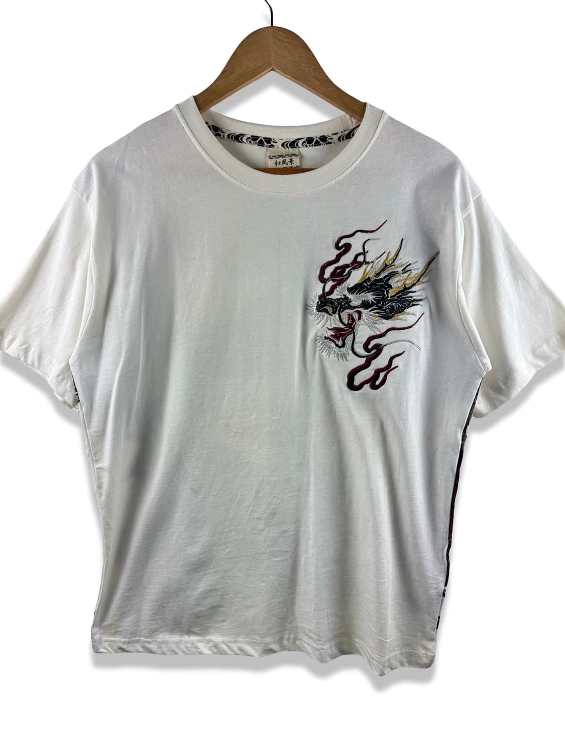 JPN 오리엔탈 드래곤 백프린팅 티셔츠2485 상품이미지1