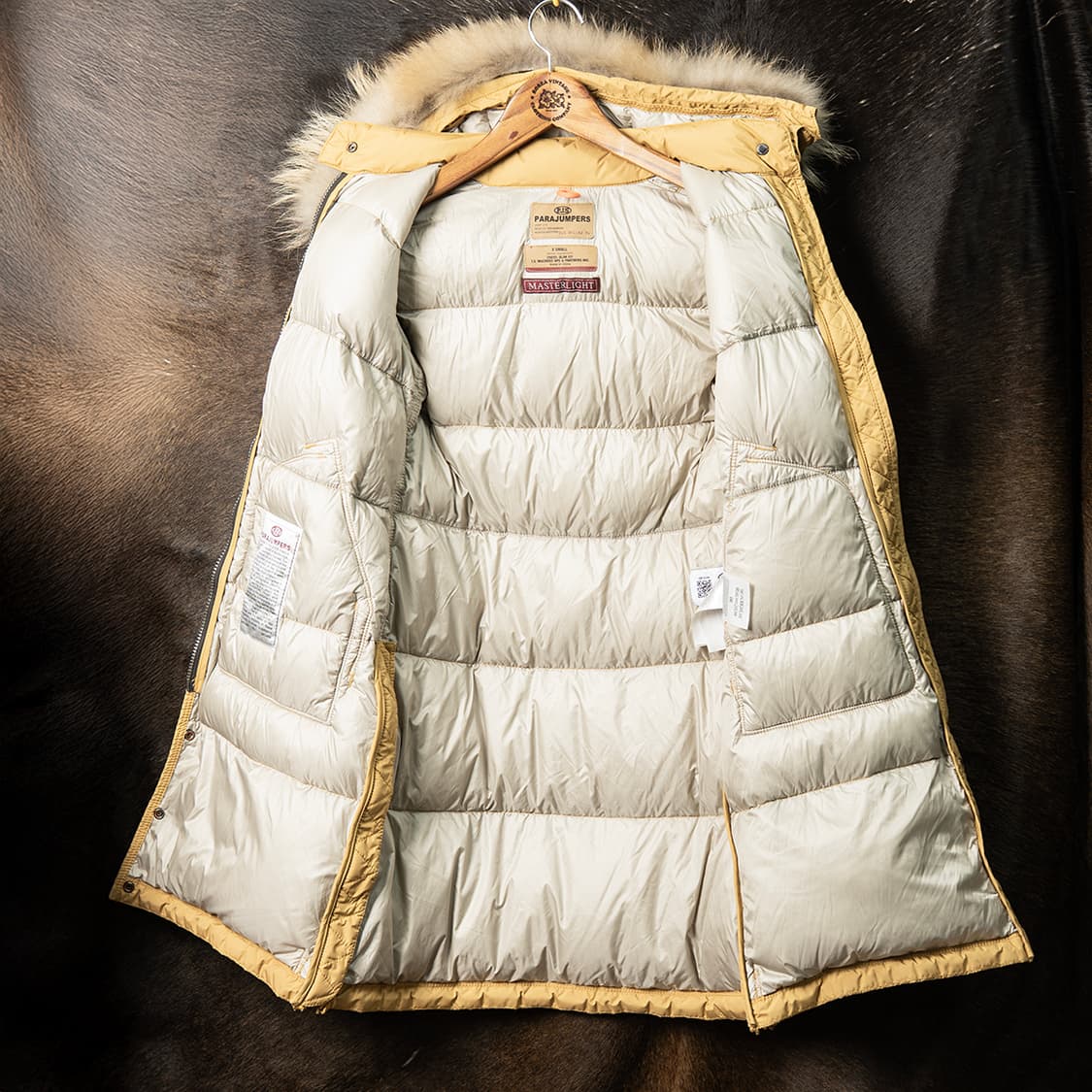 [XS] 파라점퍼스 18FW 마스터라이트 롱베어 다운자켓 사프란  상품이미지7