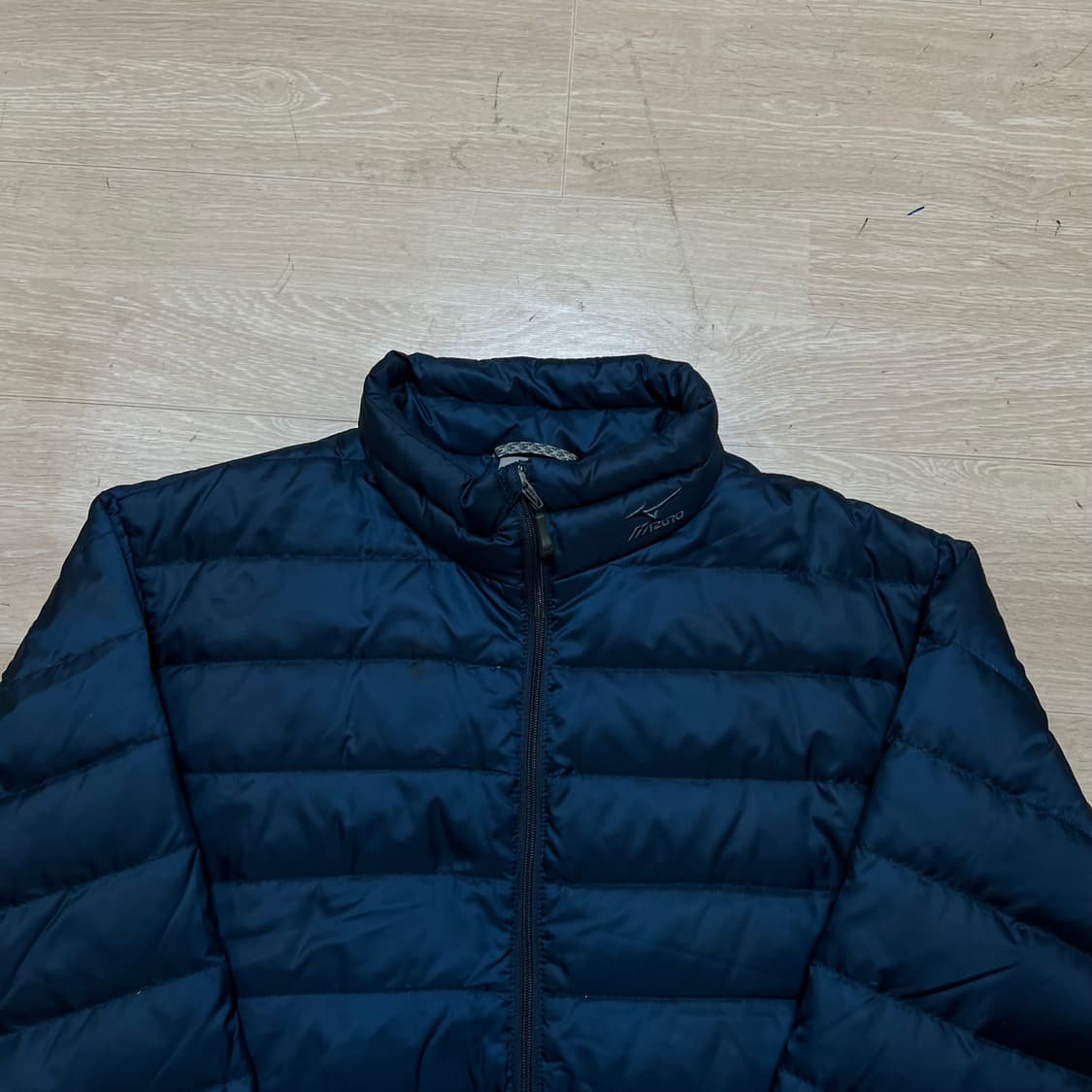 미즈노 남성 덕다운 경량패딩 점퍼 [네이비] M/95 상품이미지2