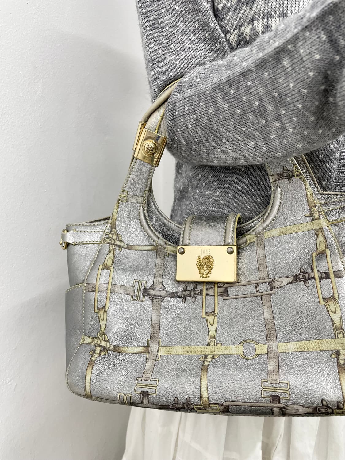 닥스 리얼레더 페어리 체인 토트백 상품이미지3