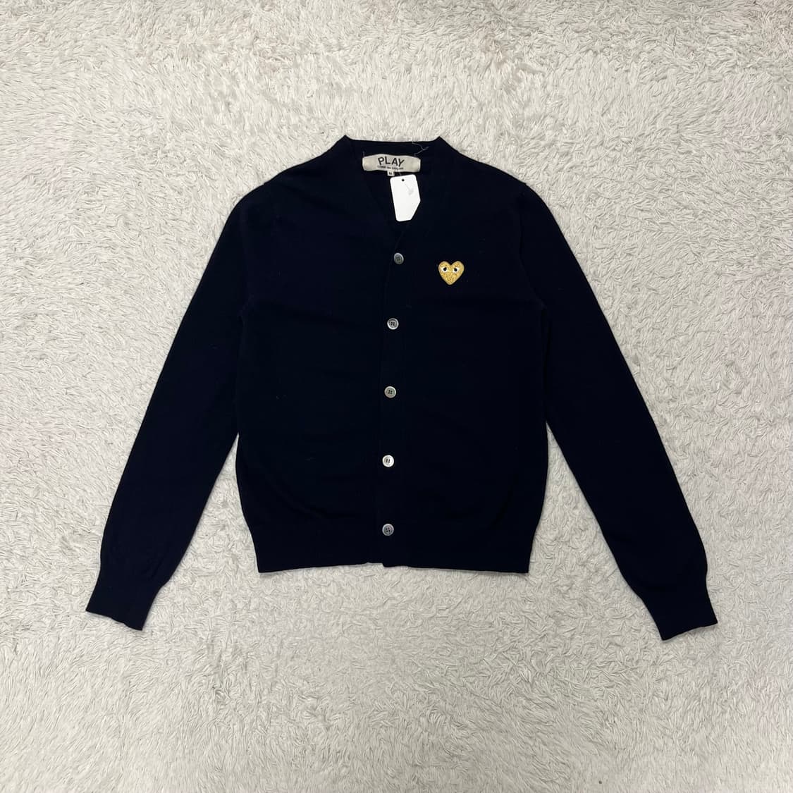 Comme des Garçons navy cardigan 상품이미지4