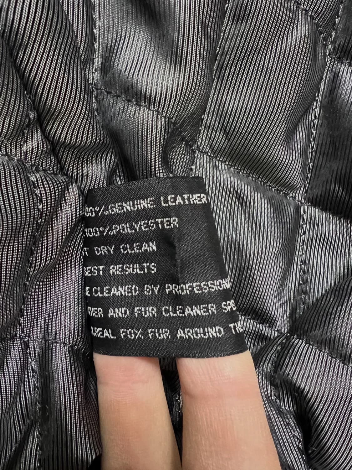 보니 펠레펠레 하이롤러 가죽자켓 상품이미지7