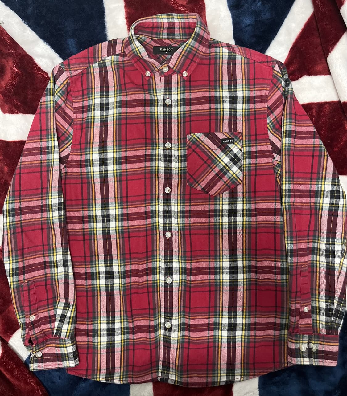 캉골 체크 셔츠 M 상품이미지1