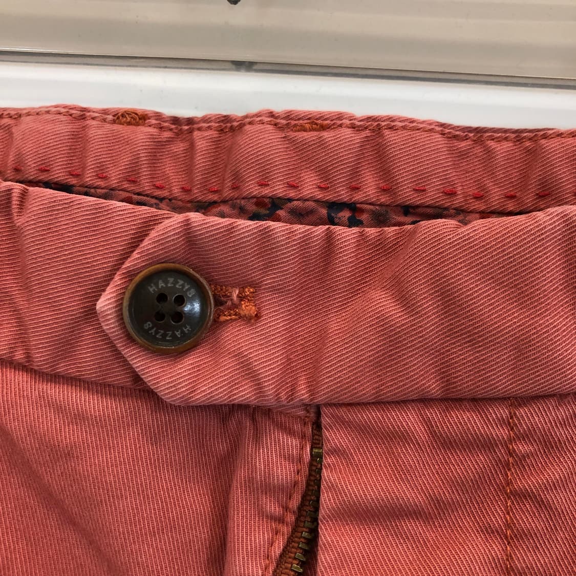 헤지스 가먼트다잉 치노팬츠 34 인치 상품이미지2