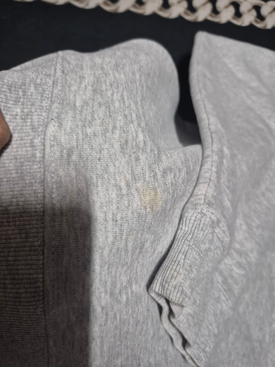 스투시 기어 로고 크루넥 스웻셔츠 애쉬 헤더 L 상품이미지3