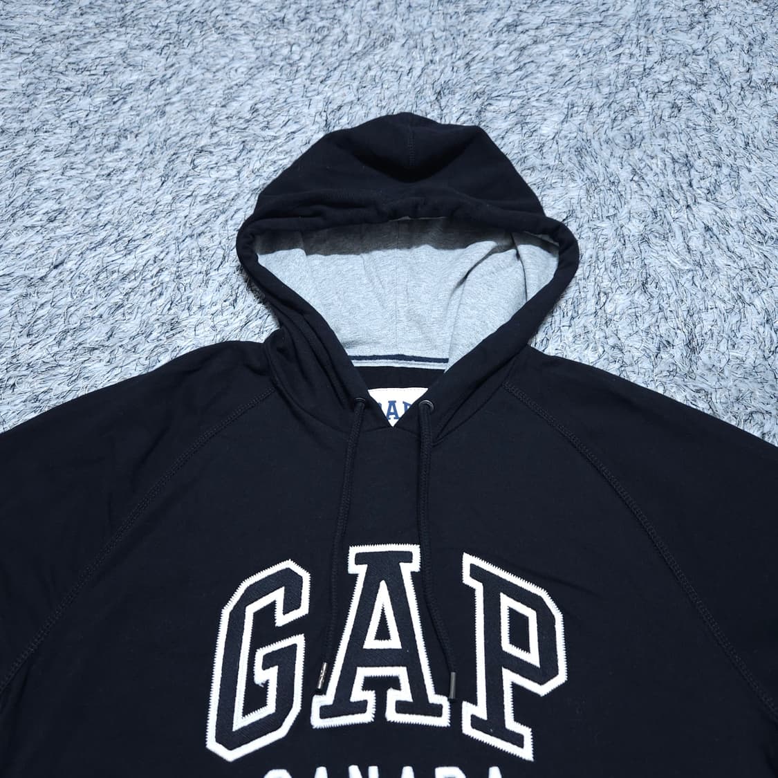 갭GAP) M 남자 검정 후드티셔츠 / 왕눈이샵 상품이미지2