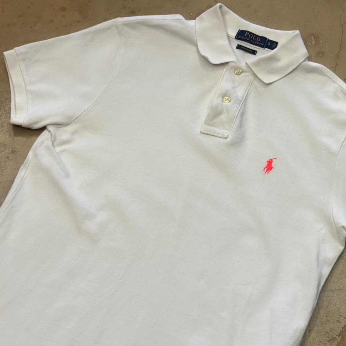 🫶🏻 폴로랄프로렌 Custom Fit White 카라 반팔티 🫶🏻 상품이미지2