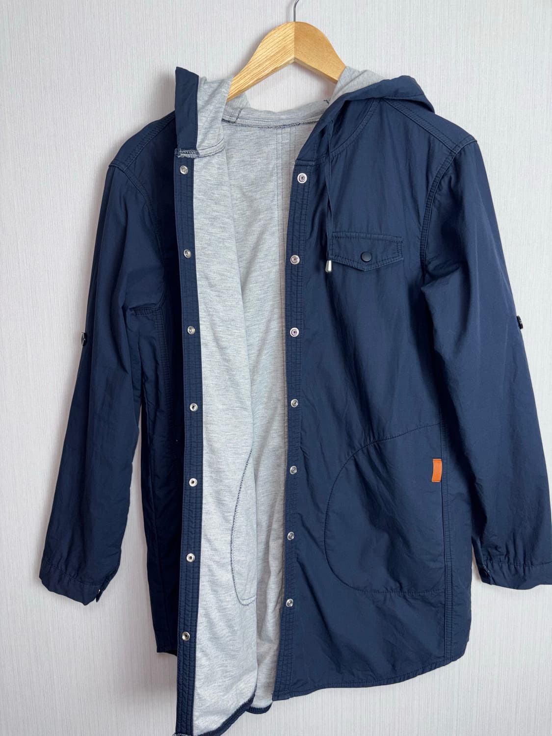 네이비 후드 자켓 상품이미지8