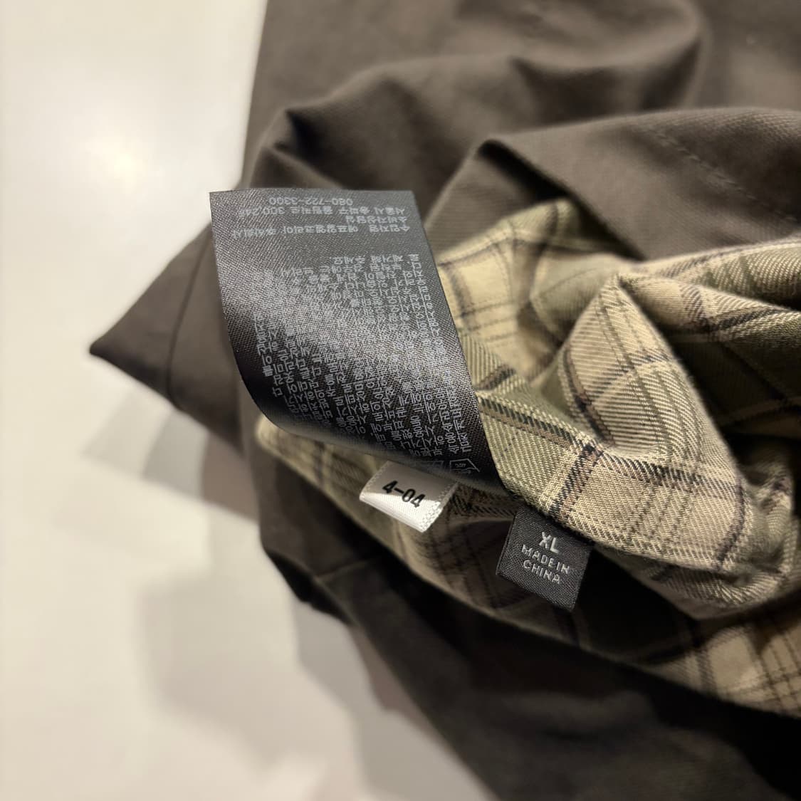 [XL] 유니클로 쇼트 카키 코듀로이 카라 블루종 자켓 C750 상품이미지8