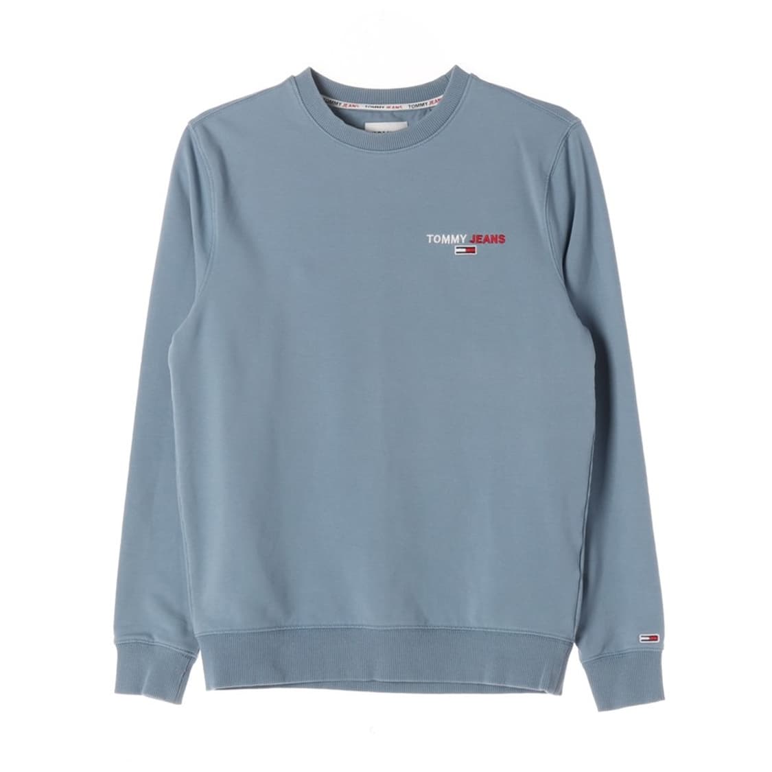 타미진스 자수 로고 라이트 블루 크루넥 맨투맨 S 상품이미지1