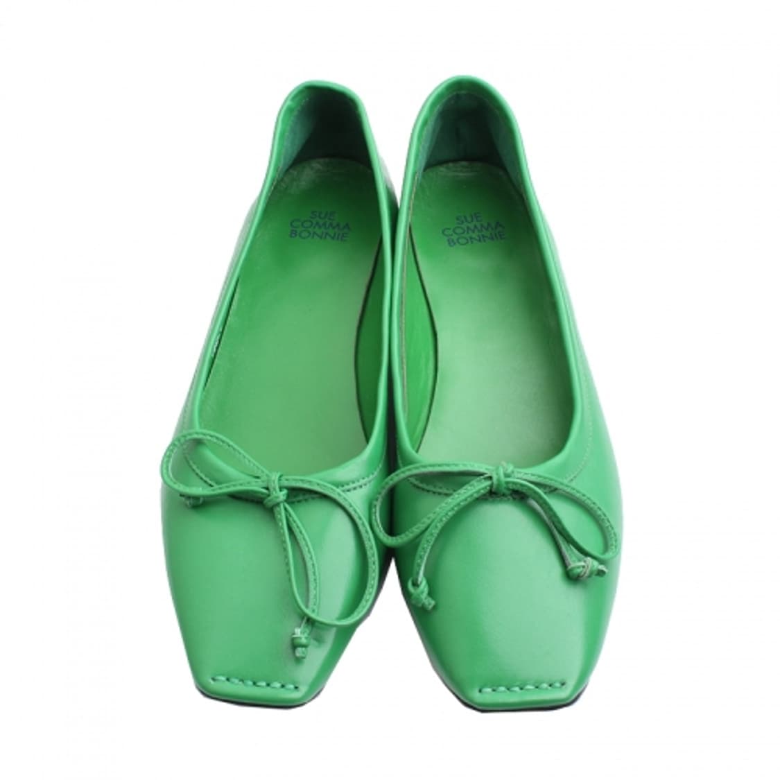 슈콤마보니 그린 리본 플랫 슈즈 380 상품이미지2