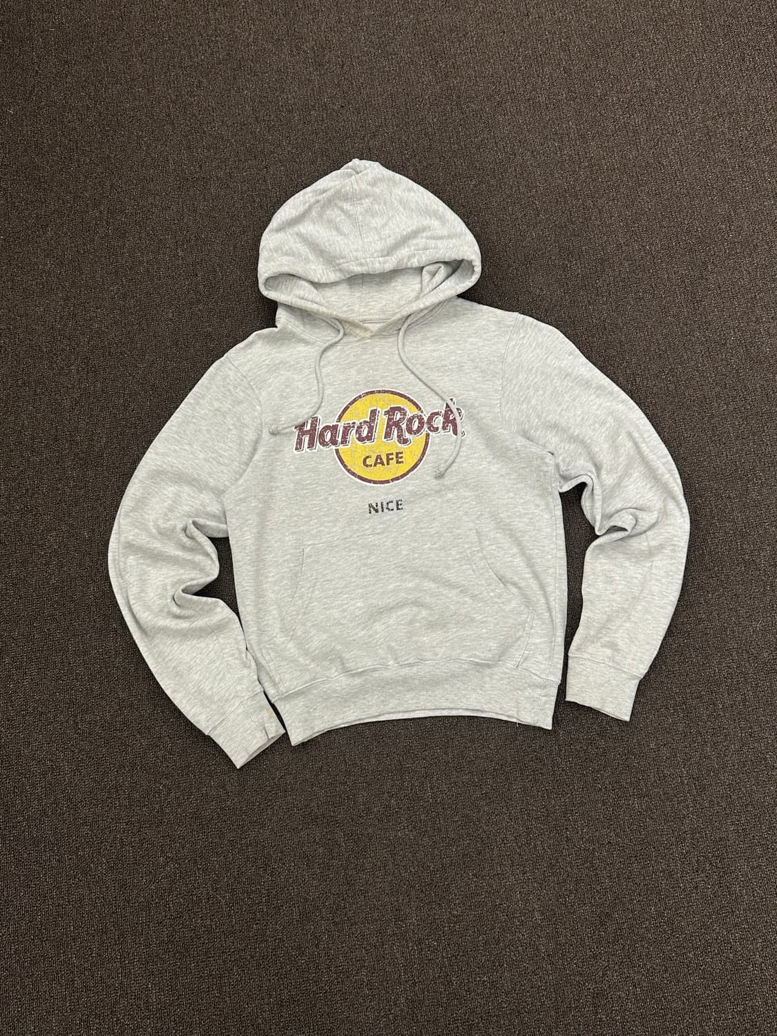 S)Hard Rock vintage 여성 프린팅 그레이 후디 상품이미지1