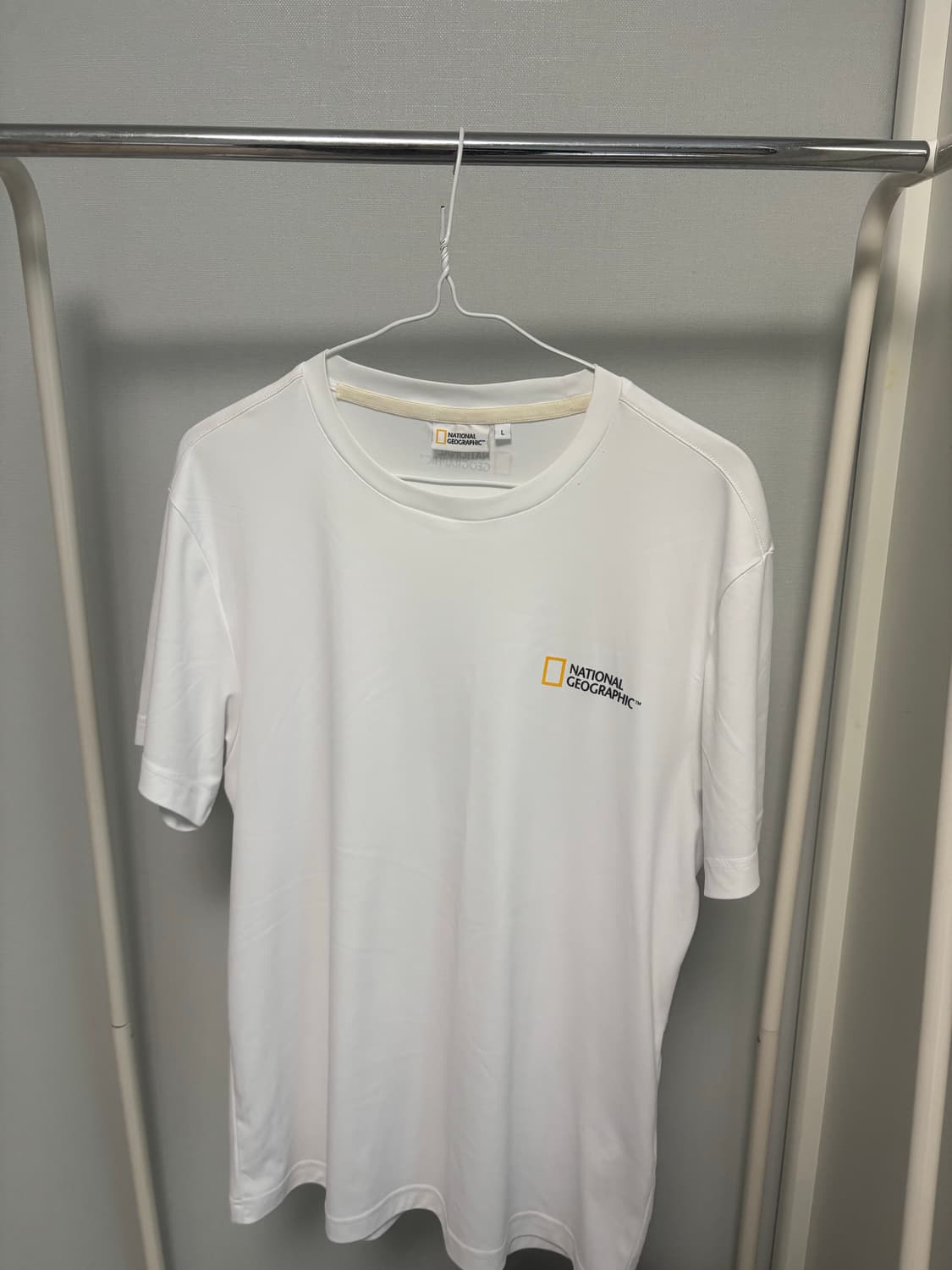 네셔널지오그래픽 기능성 반팔 화이트 L 상품이미지1