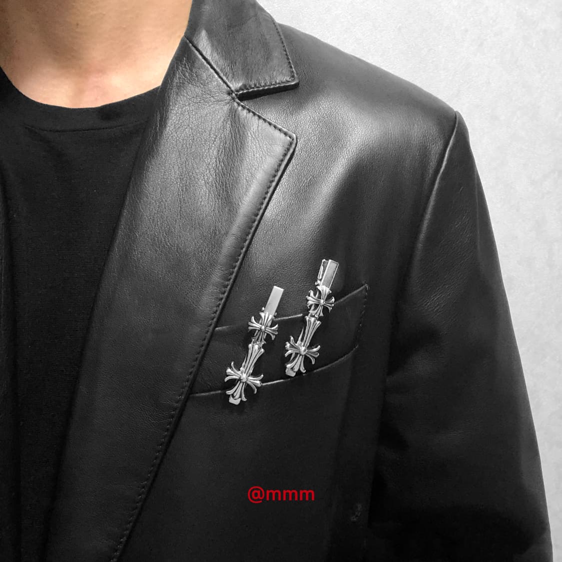 (Unisex) 크로스 장식 브로치 상품이미지9
